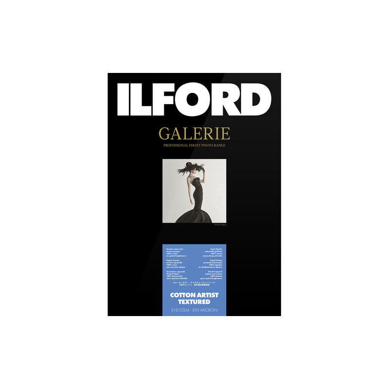 ILFORD A3+ COTTON ARTIST TEXTURED 25 FOGLI 310GSM | Fcf Forniture Cine Foto