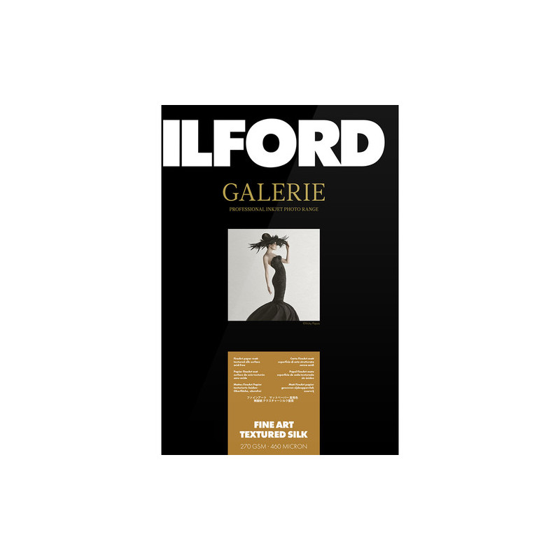 ILFORD A2 FINE ART TEXTURED SILK 25 FOGLI 270GSM | Fcf Forniture Cine Foto