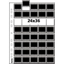 HAMA FOGLI IN PLASTICA PER ARCHIVIO NEGATIVI 24X36MM | Fcf Forniture Cine Foto