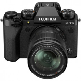 FUJIFILM X-T5 BLACK + XF 18-55mm - GARANZIA FUJIFILM ITALIA | Fcf Forniture Cine Foto