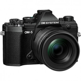 OLYMPUS OM-5 BLACK + 12-45mm F4.0 PRO - GARANZIA POLYPHOTO ITALIA | Fcf Forniture Cine Foto