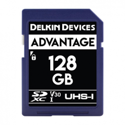 DELKIN 128GB ADVANTAGE USH-I C10 U3 V30 SDXC | Fcf Forniture Cine Foto
