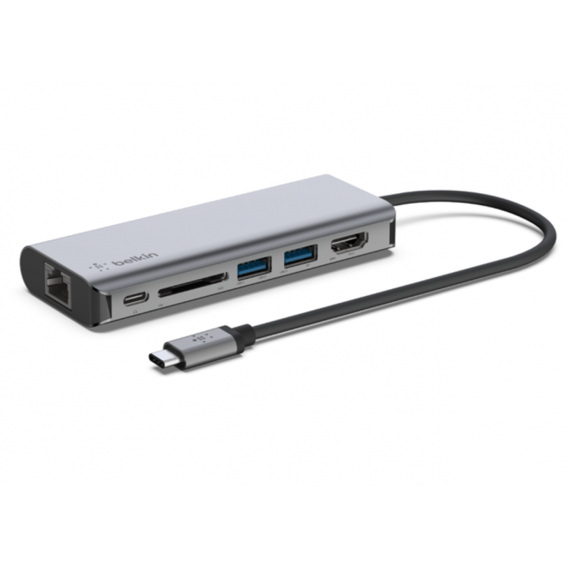 BELKIN USB-C 6 IN 1 MULTIPORT ADAPTER | Fcf Forniture Cine Foto