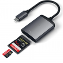 SATECHI ST-TCU3CRM LETTORE DI SCHEDE SD USH-II USB-C SPACE GRAY | Fcf Forniture Cine Foto