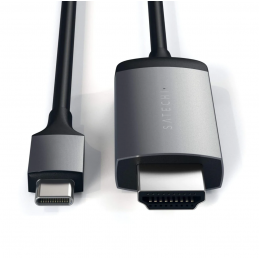 SATECHI ST-CHDMIM CAVO USB-C A HDMI 4K SPACE GRAY | Fcf Forniture Cine Foto