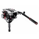 MANFROTTO 509HD TESTA VIDEO CON SEMISFERA DA 100MM, 1 LEVA TELESCOPICA | Fcf Forniture Cine Foto