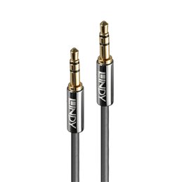 LINDY 35321 CAVO AUDIO 3.5mm CROMO LINE 1M | Fcf Forniture Cine Foto