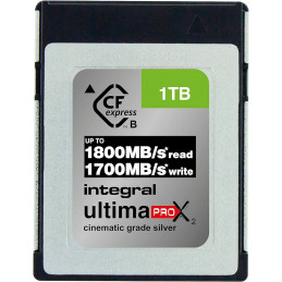 INTEGRAL 1TB CFEXPRESS TYPE B SILVER READ 1800MB/S WRITE 1700MB/S S1300 | Fcf Forniture Cine Foto