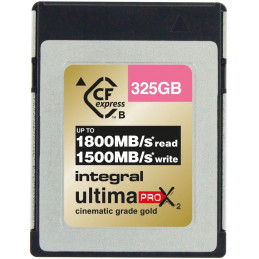 INTEGRAL 325GB CFEXPRESS TYPE B GOLD READ 1800MB/S WRITE 1500MB/S S1500 | Fcf Forniture Cine Foto