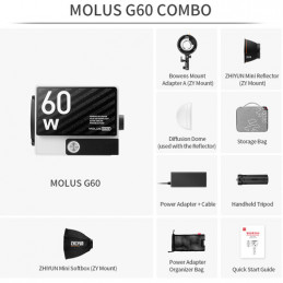 ZHIYUN MOLUS G60 COMBO ILLUMINATORE | Fcf Forniture Cine Foto