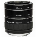 Set Tubi Di Prolunga Digital HD Per Nikon AI/AF F – 5 Pezzi In Metallo Per Fotografia Macro, Lunghezza Totale 67 Mm