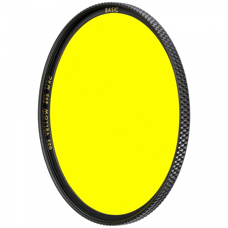 B+W FILTRO BASIC GIALLO 495 MRC 77mm | Fcf Forniture Cine Foto