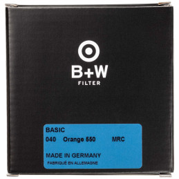 B+W FILTRO BASIC ARANCIONE 550 MRC 77mm | Fcf Forniture Cine Foto
