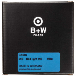 B+W FILTRO BASIC ROSSO CHIARO 590 MRC 77mm | Fcf Forniture Cine Foto