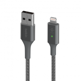 BELKIN CAVO DA LIGHTNING A USB-A CON LED INTELLIGENTE NERO | Fcf Forniture Cine Foto