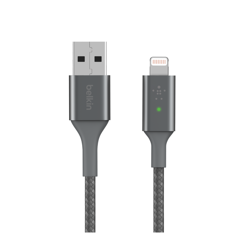 BELKIN CAVO DA LIGHTNING A USB-A CON LED INTELLIGENTE NERO | Fcf Forniture Cine Foto