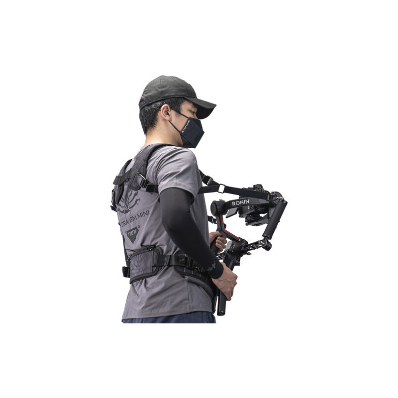 Tilta Doppia Impugnatura Per Gimbal – Leggera, Con Gilet Di Supporto, Per DJI RS2/RS3/RSC2/RS3 Pro, Carico 10kg