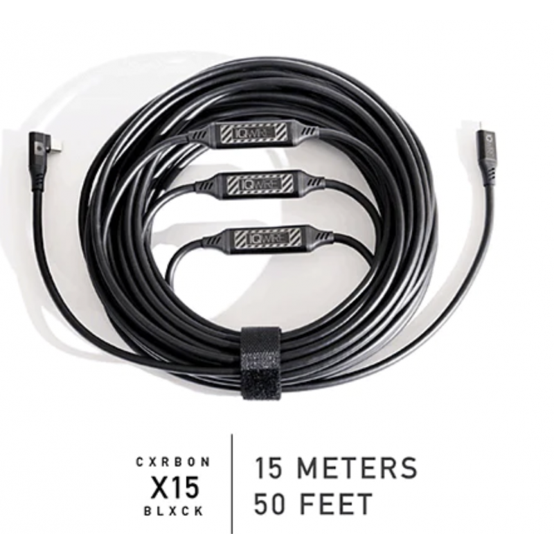 IQWIRE X15 CARBON  BLACK TETHER CABLES USB-C 15mt | Fcf Forniture Cine Foto