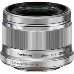 OLYMPUS M.ZUIKO DIGITAL 25mm F1.8 SILVER - GARANZIA POLYPHOTO ITALIA | Fcf Forniture Cine Foto