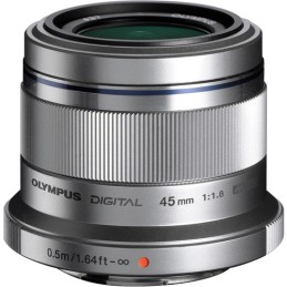 OLYMPUS M.ZUIKO DIGITAL 45mm F1.8 SILVER - GARANZIA POLYPHOTO ITALIA | Fcf Forniture Cine Foto