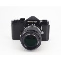 NIKON NIKKORMAT BLACK + 135mm F3.5 USATO | Fcf Forniture Cine Foto