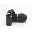 NIKON NIKKORMAT BLACK + 135mm F3.5 USATO | Fcf Forniture Cine Foto