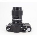 NIKON NIKKORMAT BLACK + 135mm F3.5 USATO | Fcf Forniture Cine Foto
