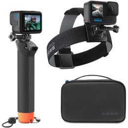 GOPRO KIT AVVENTURA THE HANDLER/HEAD STRAP 2.0/COMPACT CASE | Fcf Forniture Cine Foto