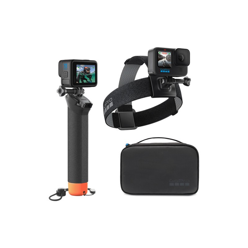 GOPRO KIT AVVENTURA THE HANDLER/HEAD STRAP 2.0/COMPACT CASE | Fcf Forniture Cine Foto