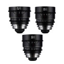 LAOWA VENUS OPTICS S35 PRIME KIT NANOMORPH (27MM-35MM-50MM) SILVER PER PL+EF CINE LWAPRNSPLEF | Fcf Forniture Cine Foto