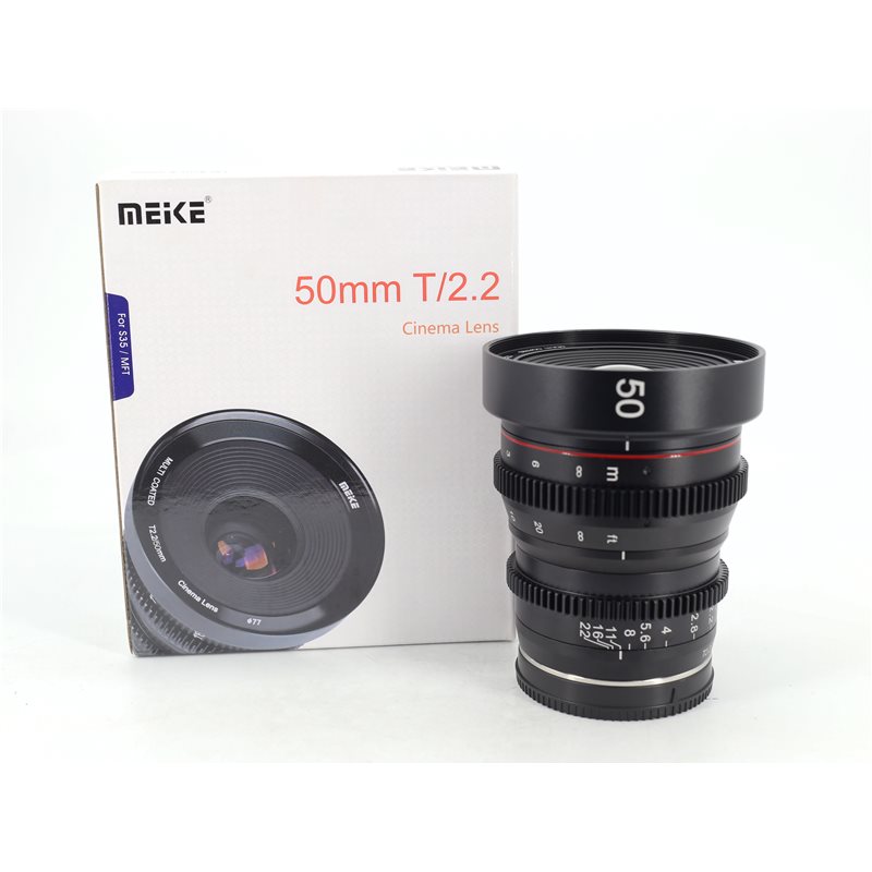MEIKE 50mm T2.2 SONY E-MOUNT - GARANZIA 12 MESI FCF MEIKE 50mm T2.2 SONY E-MOUNT - GARANZIA 12 MESI FCF