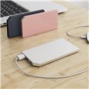 ALLOCACOC POWERBANK SLIM ALLUMINIO 5000MAH ARGENTO