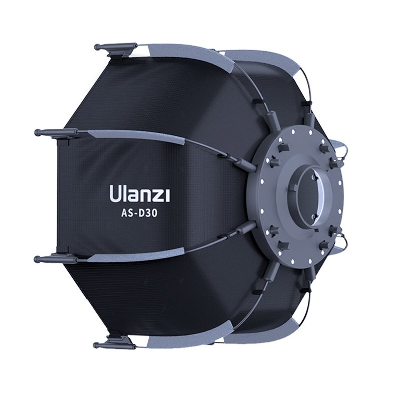 ULANZI SOFTBOX OTTAGONALE AS-D30 CON SUPPORTO MINI BOWENS E GRIGLIA DA 30 CM ULANZI SOFTBOX OTTAGONALE AS-D30 CON SUPPORTO MINI BOWENS E GRIGLIA DA 30 CM