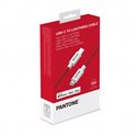 PANTONE PT-CTL002-5R1 CAVO USB-C LIGHTNING 1.5MT RED