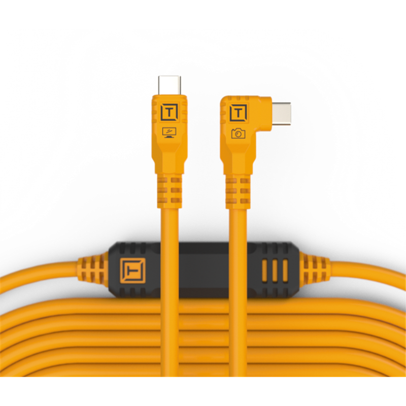 TETHER TOOLS THTCUC31RT2-ORG TETHERPRO CAVO USB-C A USB-C ANGOLARE 9.4mt