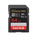 SANDISK SDXC EXTREME PRO 64GB READ 280MB/S WRITE 100MB/S
