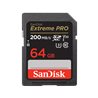 SANDISK SDXC EXTREME PRO 64GB READ 200MB/S WRITE 90MB/S
