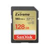 SANDISK SDXC EXTREME 128GB READ 180MB/S WRITE 90MB/S
