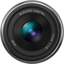 OLYMPUS M.ZUIKO DIGITAL ED 17mm F1.8 II BLACK - GARANZIA POLYPHOTO ITALIA