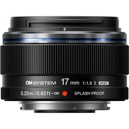 OLYMPUS M.ZUIKO DIGITAL ED 17mm F1.8 II BLACK - GARANZIA POLYPHOTO ITALIA