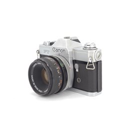CANON FT SILVER + FD 50mm F1.8 USATO | Fcf Forniture Cine Foto