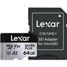 LEXAR MICRO SD 64GB SILVER PLUS 