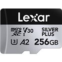 LEXAR MICRO SD 256GB SILVER PLUS 