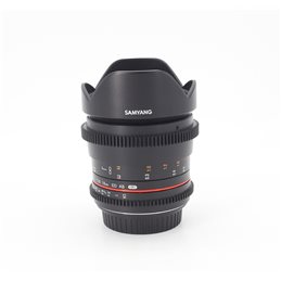 SAMYANG 16mm T2.6 CANON USATO- GARANZIA 6 MESI FCF