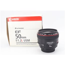 CANON EF 50mm F1.2 L USM USATO - GARANZIA 6 MESI FCF