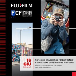 FUJIFILM MASTERCLASS URBAN SAFARI - ESPERIENZA FOTOGRAFICA IMMERSIVA