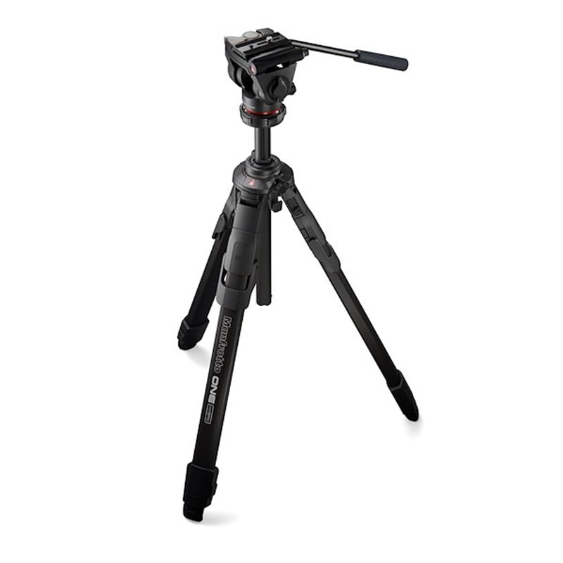 MANFROTTO MKONEA-500X ONE IN ALLUMINIO CON TESTA FLUIDA 500X MANFROTTO MKONEA-500X ONE IN ALLUMINIO CON TESTA FLUIDA 500X