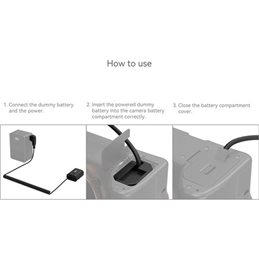 SMALLRIG D-TAP TO SONY NP-FZ100 DUMMY BATTERY POWER CABLE