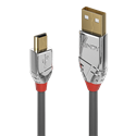 LINDY 36630 CAVO USB 2.0 USB A MINI USB 0,5M CROMO LINE