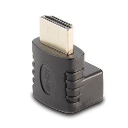 LINDY 41085 ADATTATORE HDMI FEMMINA A HDMI MACHIO 90° CON ANGOLO VERSO IL BASSO